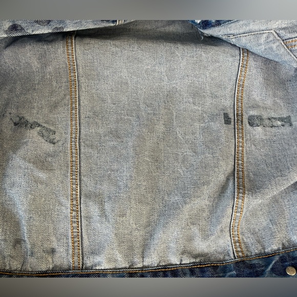 Blank NYC Denim Welcome To The Jungle Denim Jacket Size XS - Picture 11 of 13